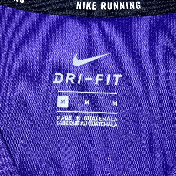 Nike Womens Purple Dri-Fit Tee Size Medium - Picture 3 of 4